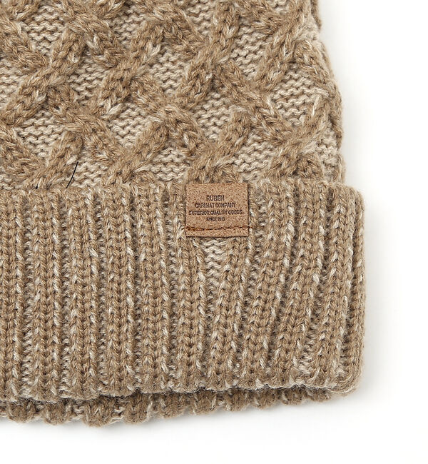 ABAHOUSE「【RUBEN/ルーベン】CROSS BORE WATCH/裏ボアMIX編みニット」|その他|