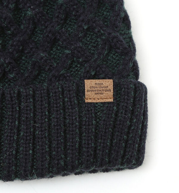 ABAHOUSE「【RUBEN/ルーベン】CROSS BORE WATCH/裏ボアMIX編みニット」|その他|