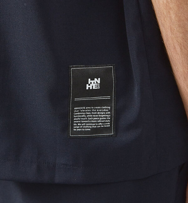 ABAHOUSE「【セットアップ対応】 ウーブン ドライ フハクTシャツ / クルーネック」|Tシャツ・カットソー|