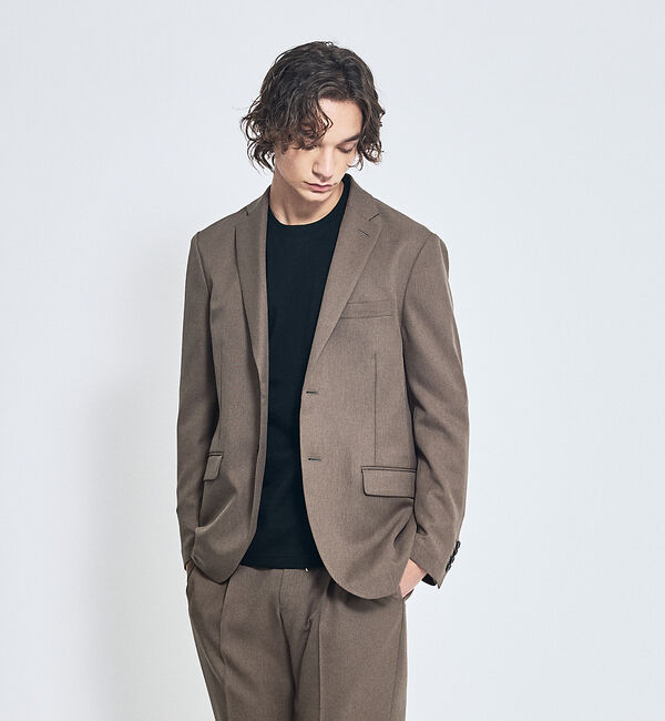 ABAHOUSE「【セットアップ対応】デニムライク ジャケット / FLEX JACKET / 2」|テーラードジャケット|