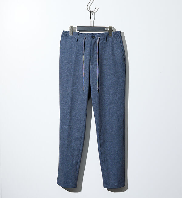 ABAHOUSE「【360&deg;ストレッチ】ノータック リバーポンチ イージーパンツ / スリムテーパ」|その他|ダークネイビー