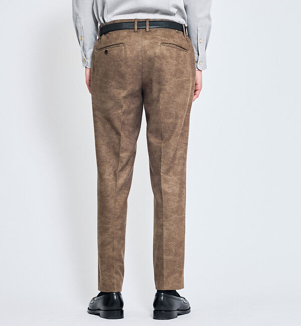 ABAHOUSE「【セットアップ対応】Down Fabric フェードスエード イージースラックス」|スラックス|