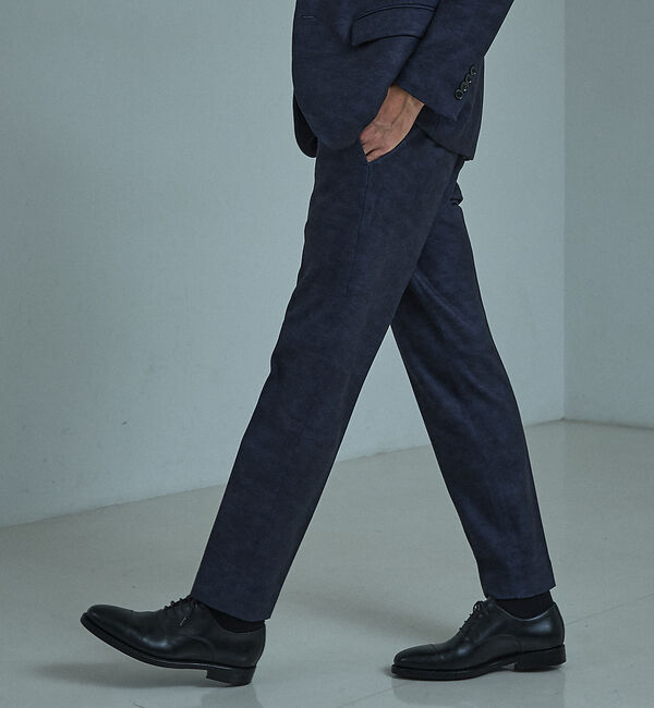 ABAHOUSE「【セットアップ対応】Down Fabric フェードスエード イージースラックス」|スラックス|