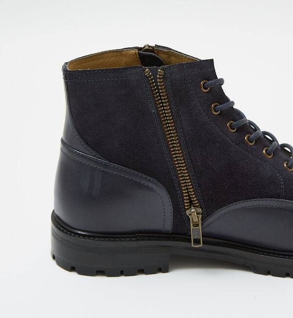 alfredoBANNISTER「ダブルジップ タンクソール ブーツ」|ショートブーツ|