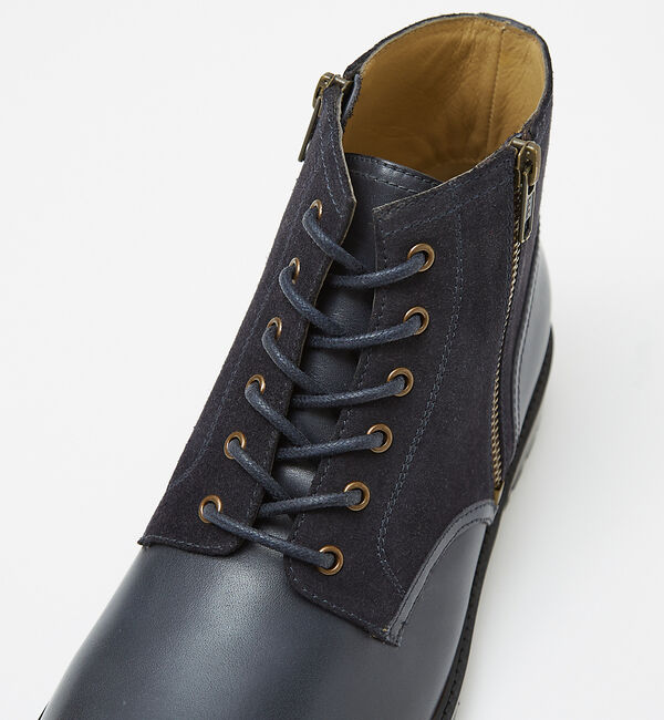 alfredoBANNISTER「ダブルジップ タンクソール ブーツ」|ショートブーツ|