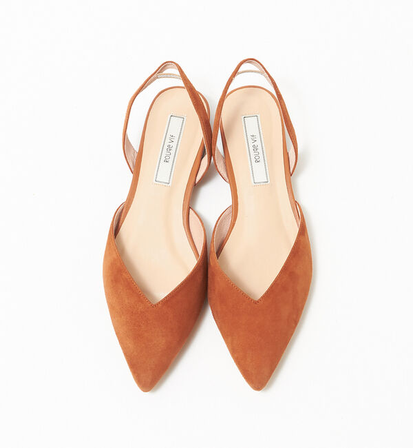 Rouge vif「バックストラップフラット」|パンプス|