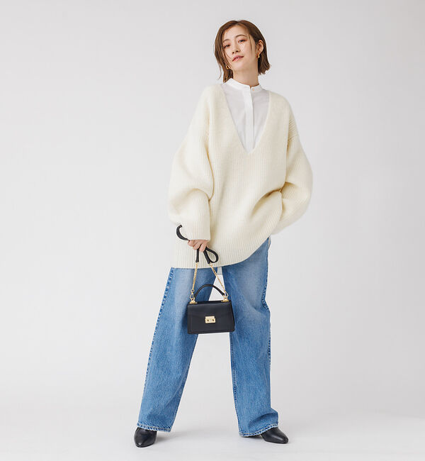 Rouge vif「畦ニット チュニック」|ニット・セーター|