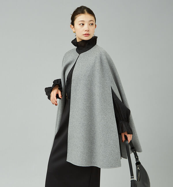 Rouge vif「【40周年】ウールカシミヤリバーマントコート」|その他|