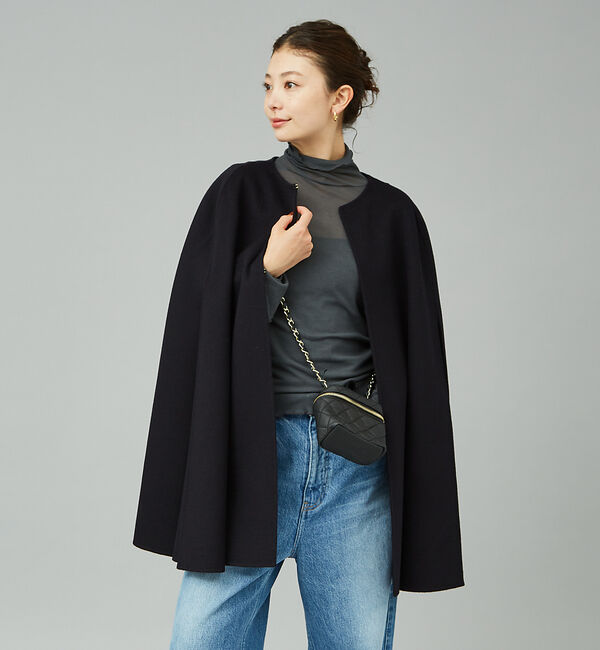 Rouge vif「【40周年】ウールカシミヤリバーマントコート」|その他|