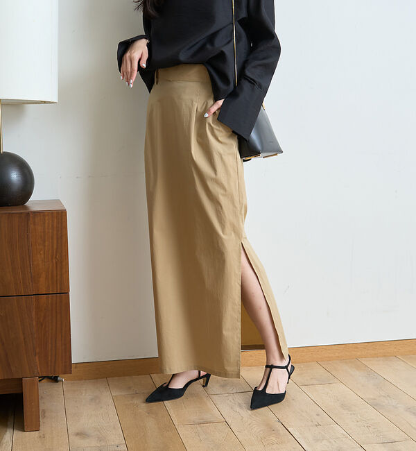 Rouge vif「【セットアップ対応】サイドスリットタイトスカート」|スカート|