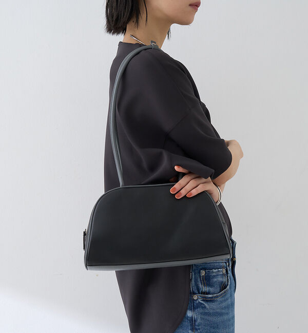 Rouge vif「パイピングロングハンドルボストンバッグ」|ボストンバッグ|