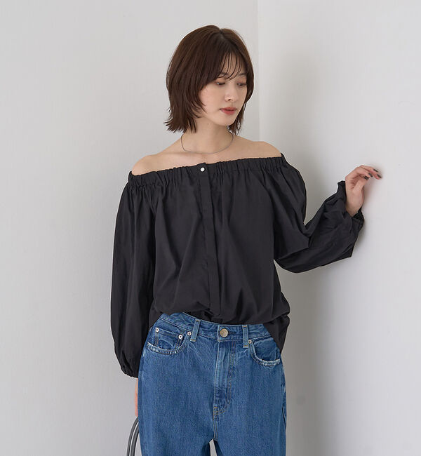 Rouge vif「ローンオフショルブラウス」|シャツ・ブラウス|