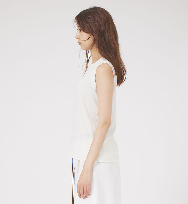 qualite「ツィストテレコノースリーブ」|Tシャツ・カットソー|