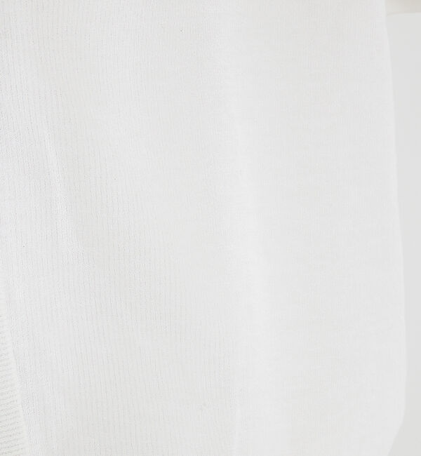 qualite「【アンサンブル対応】シアーコットンハイゲージカーデ」|カーディガン|