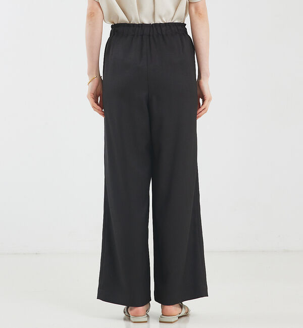 qualite「【セットアップ対応】リネンライクワイドパンツ」|その他|