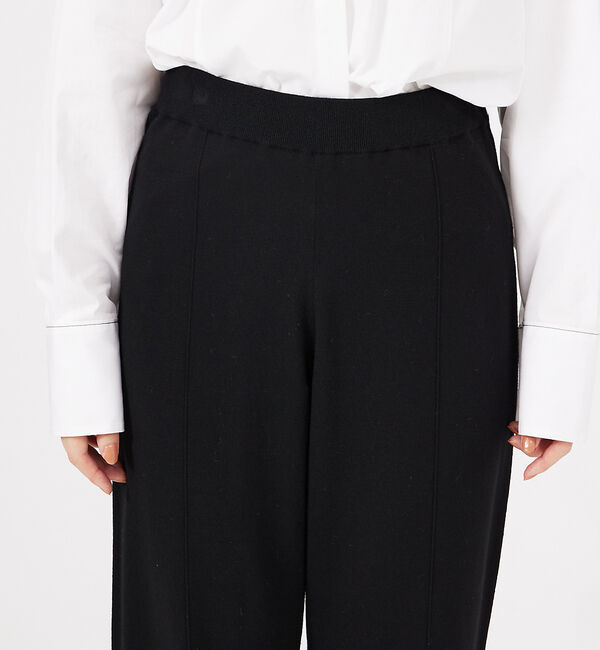 qualite「センタープレスニットパンツ」|その他|