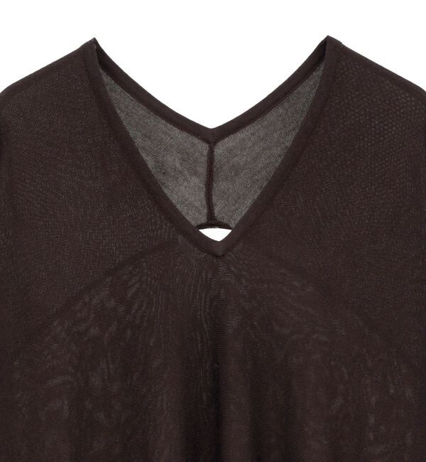 Liesse「【定番】前後V袖リブオーバーニット」|ニット・セーター|