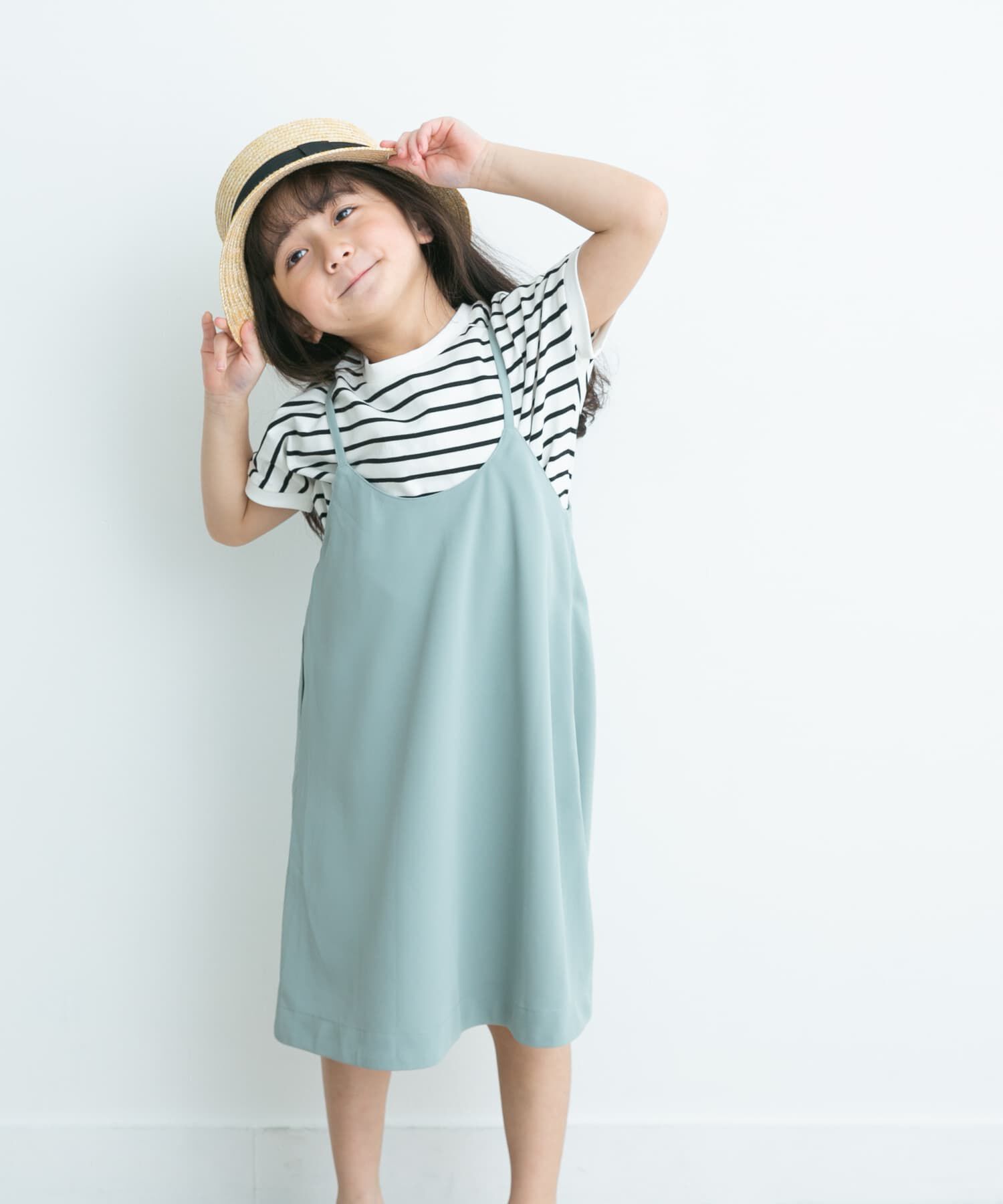 URBAN RESEARCH DOORS「エステルツイルキャミワンピース(KIDS)」|ワンピース|