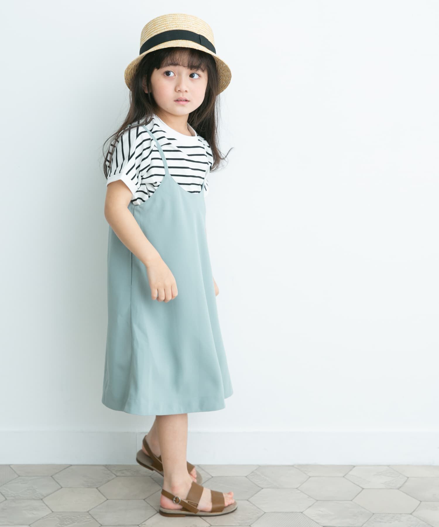URBAN RESEARCH DOORS「エステルツイルキャミワンピース(KIDS)」|ワンピース|