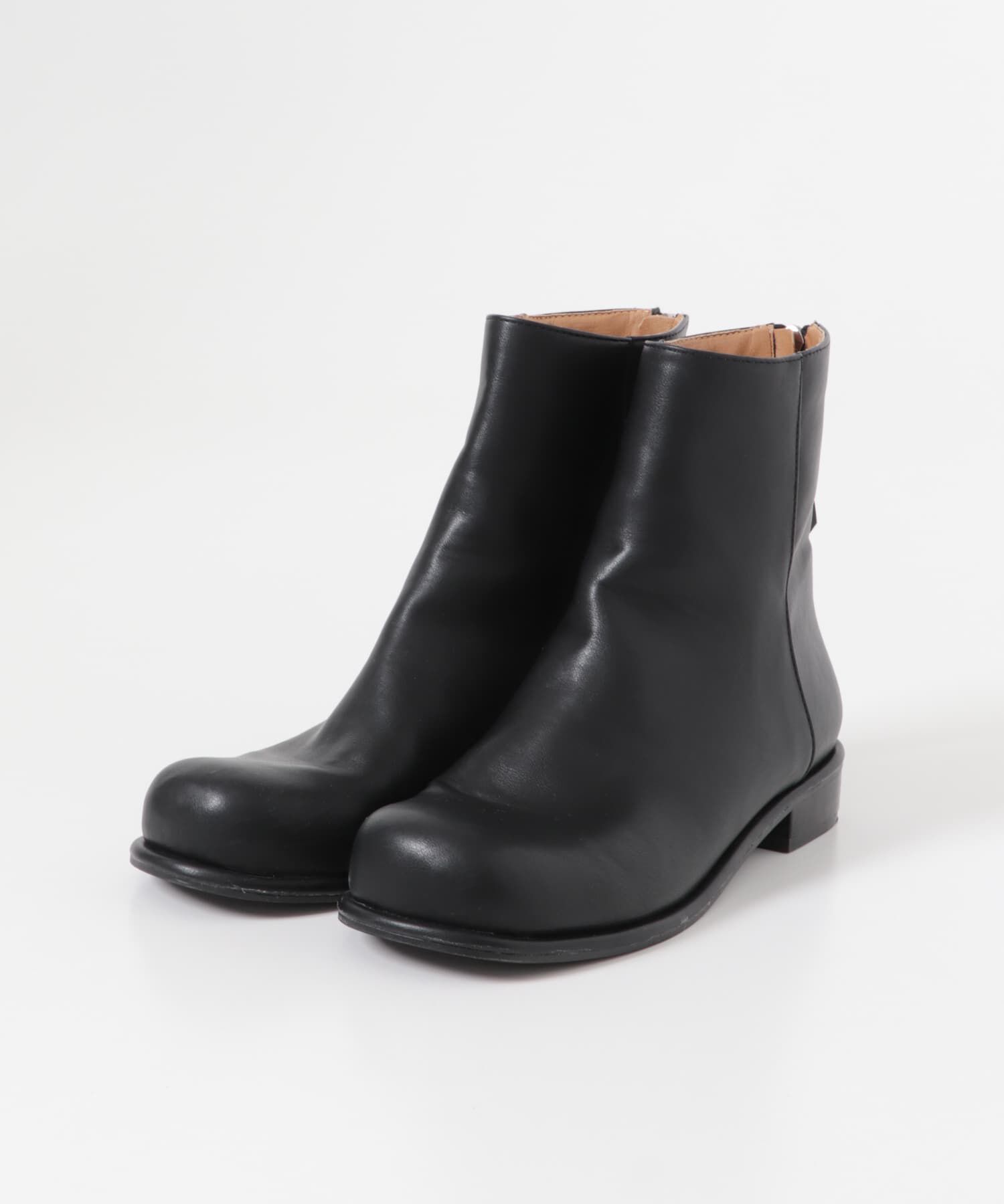  「プランプトゥショートブーツ」|ショートブーツ|