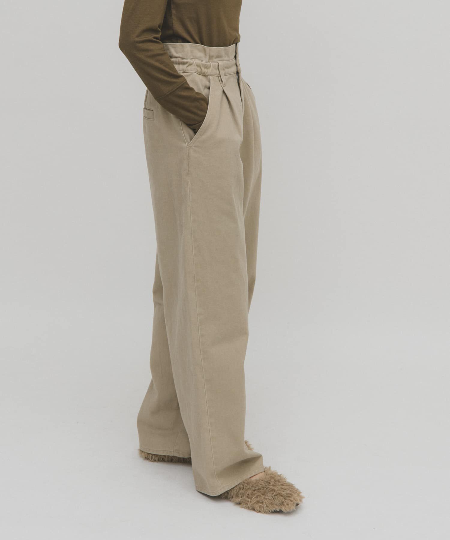  「フリルウエストツイルパンツ」|その他|