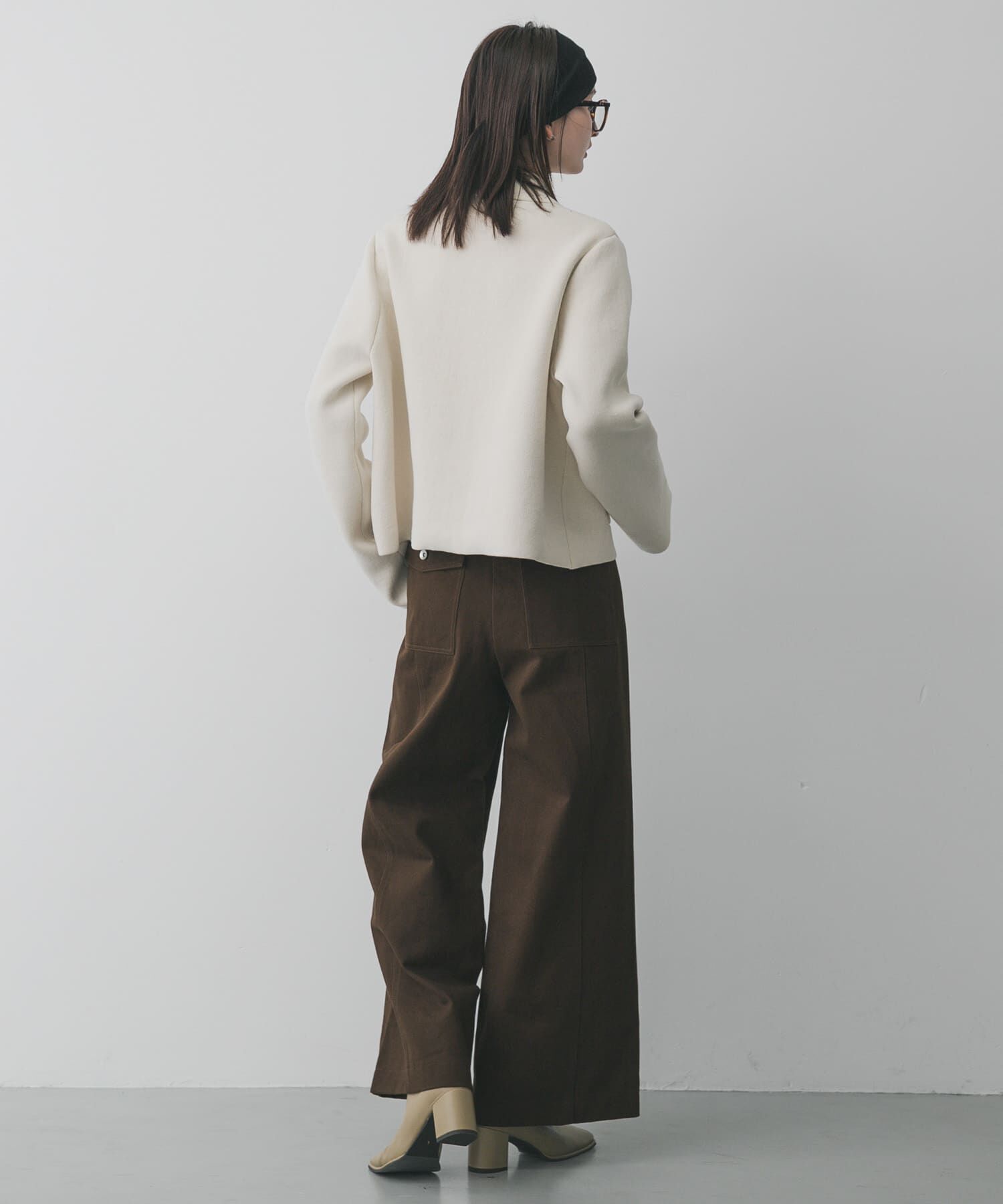 SENSE OF PLACE by URBAN RESEARCH「スクエアトウセンターシームストレッチブーツ」|ショートブーツ|