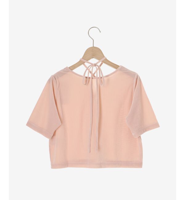 MAJESTICLEGON「前後2wayベロアトップス」|Tシャツ・カットソー|