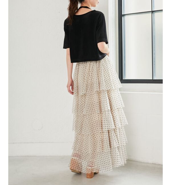 MAJESTICLEGON「前後2wayベロアトップス」|Tシャツ・カットソー|