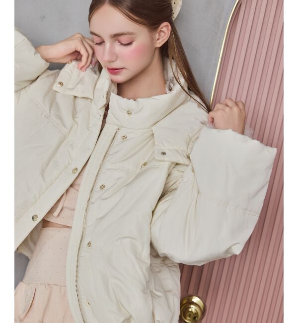  「&infin;2way中綿フードブルゾン」|ブルゾン・スタジャン|