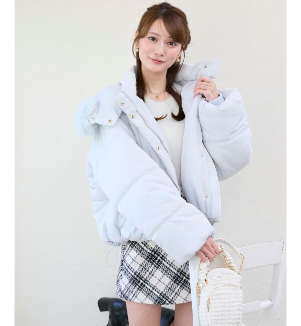  「&infin;2way中綿フードブルゾン」|ブルゾン・スタジャン|