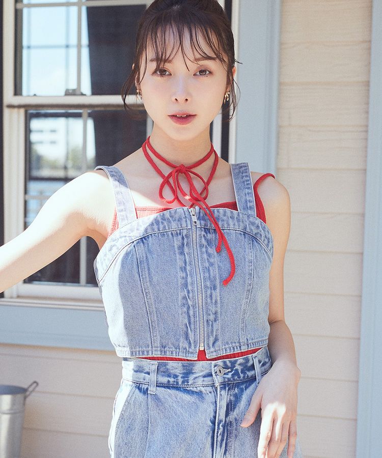 earth music&ecology「コード付きキャミソール」|キャミソール|