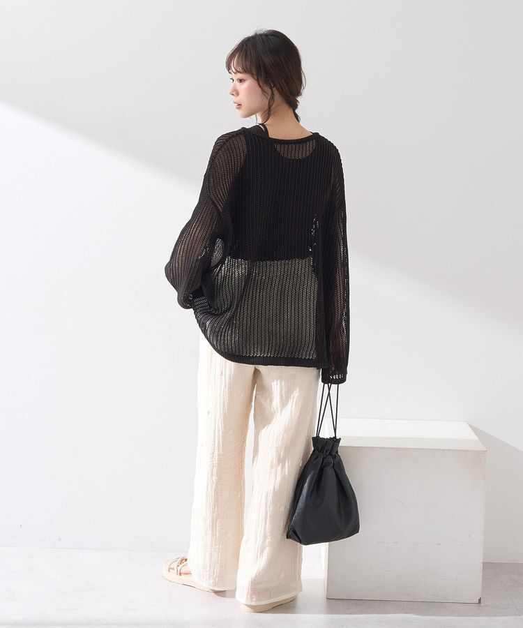 earth music&ecology「SET2点メッシュプルオーバー＋タンクトップ」|ニット・セーター|
