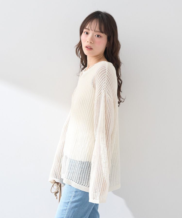 earth music&ecology「SET2点メッシュプルオーバー＋タンクトップ」|ニット・セーター|