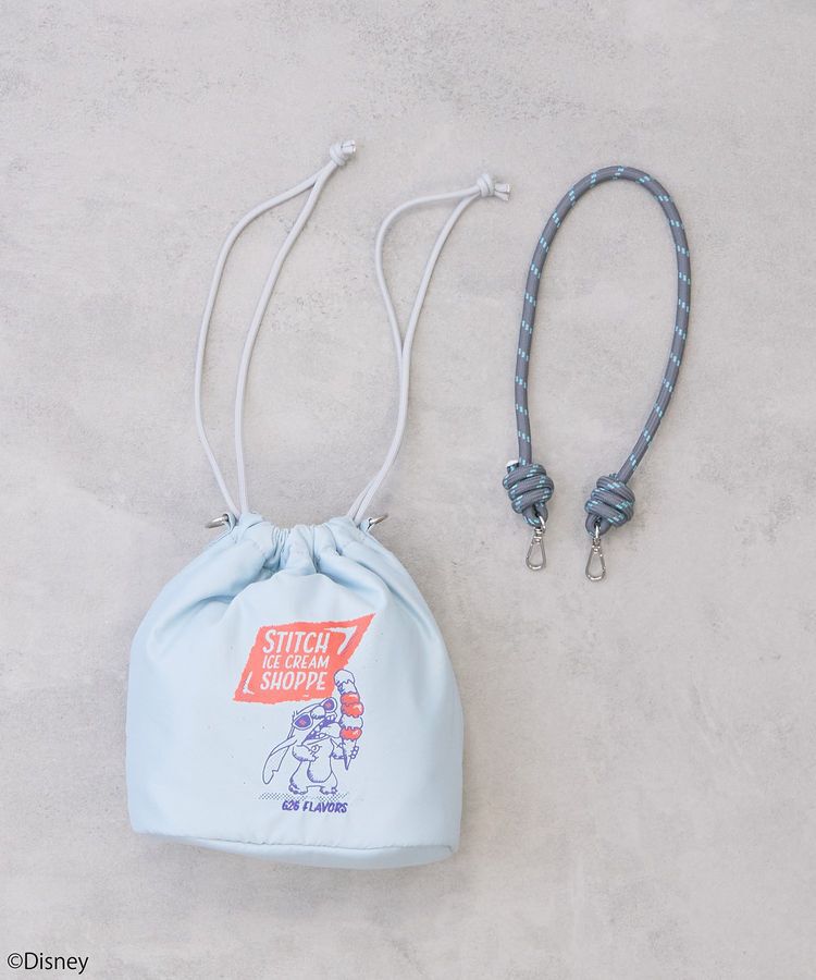 earth music&ecology「スティッチ/ロープコードパファーバッグ」|ショルダー・メッセンジャー|