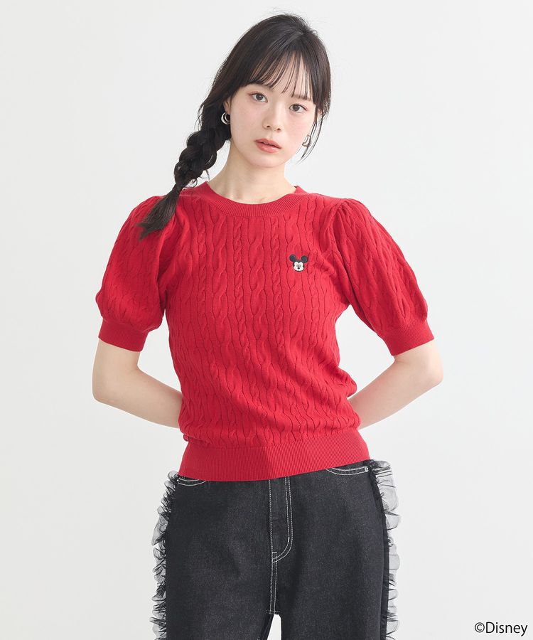 earth music&ecology「<Disney>松本セイジ 刺繍ニット」|ニット・セーター|