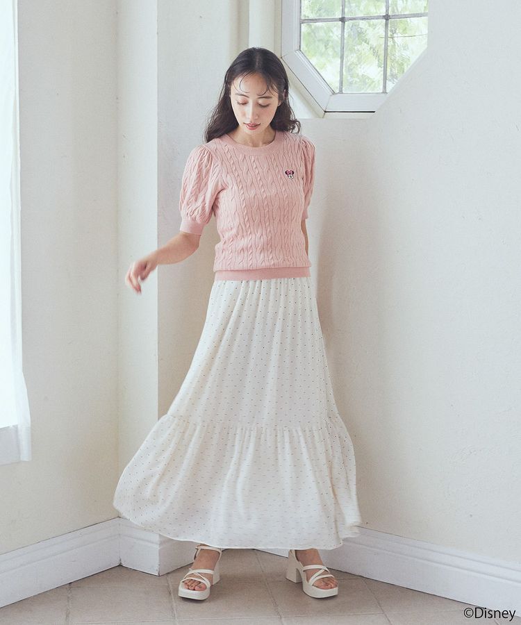 earth music&ecology「<Disney>松本セイジ 刺繍ニット」|ニット・セーター|