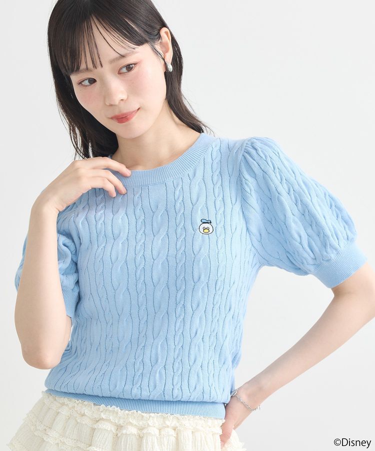 earth music&ecology「<Disney>松本セイジ 刺繍ニット」|ニット・セーター|Sax