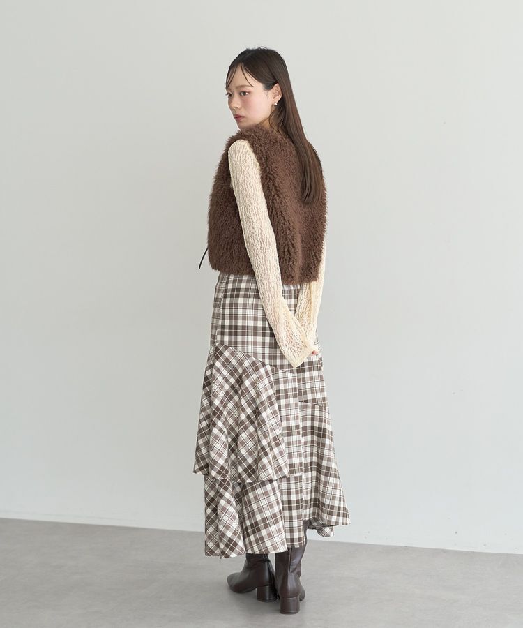 earth music&ecology「フロントボタンレースプルオーバー」|Tシャツ・カットソー|