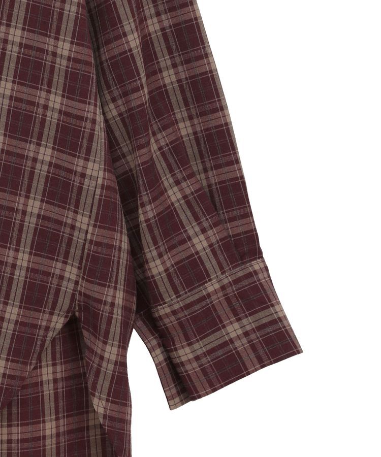 earth music&ecology「フーディーチェックシャツ」|シャツ・ブラウス|