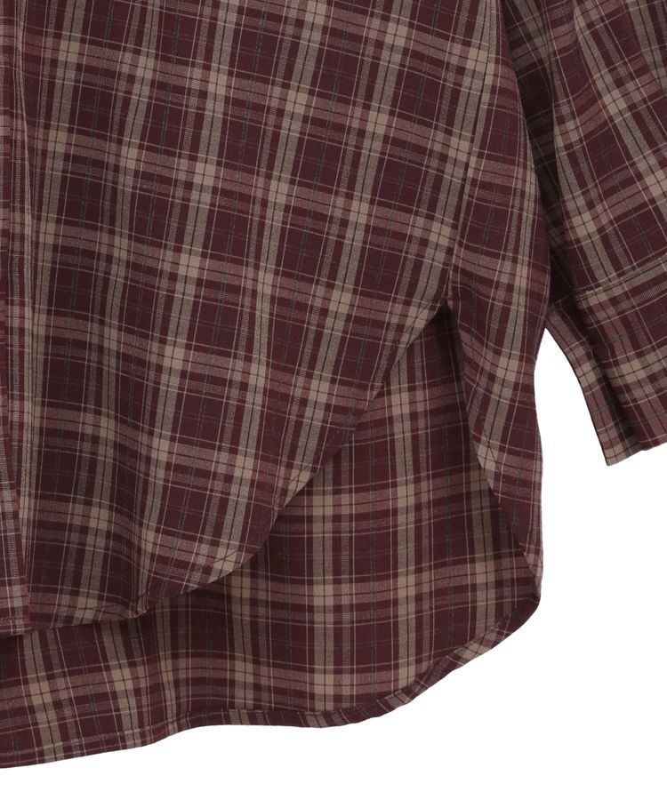 earth music&ecology「フーディーチェックシャツ」|シャツ・ブラウス|