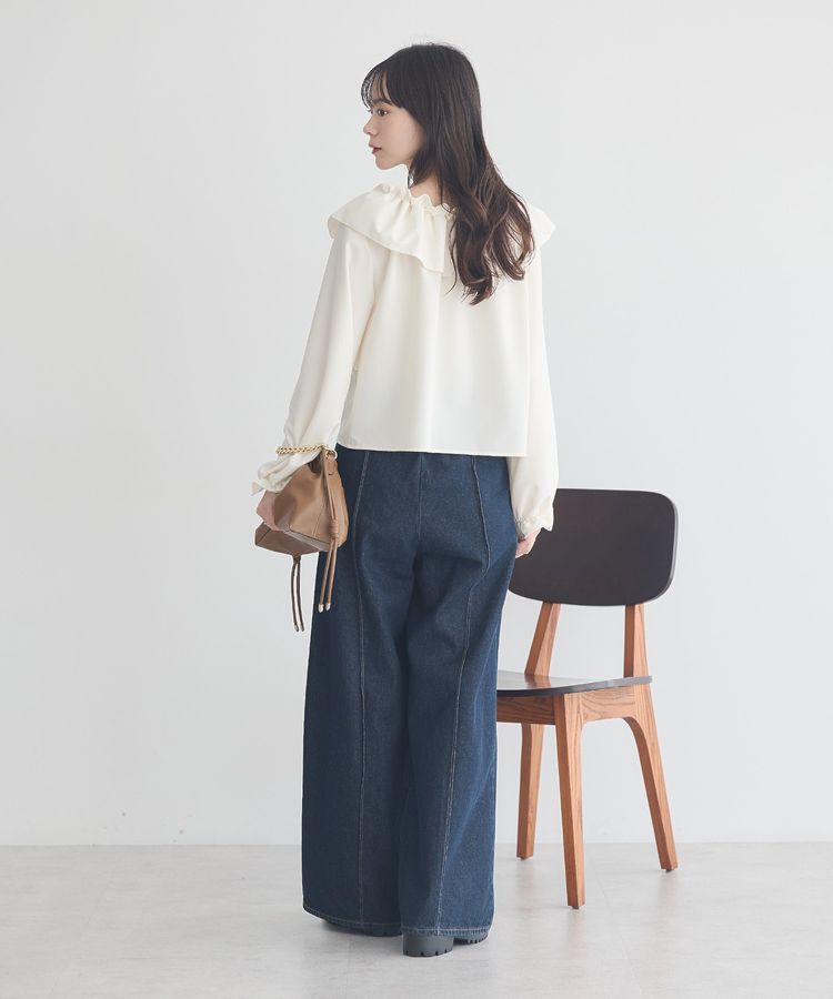 earth music&ecology「フリルオフショルブラウス」|シャツ・ブラウス|