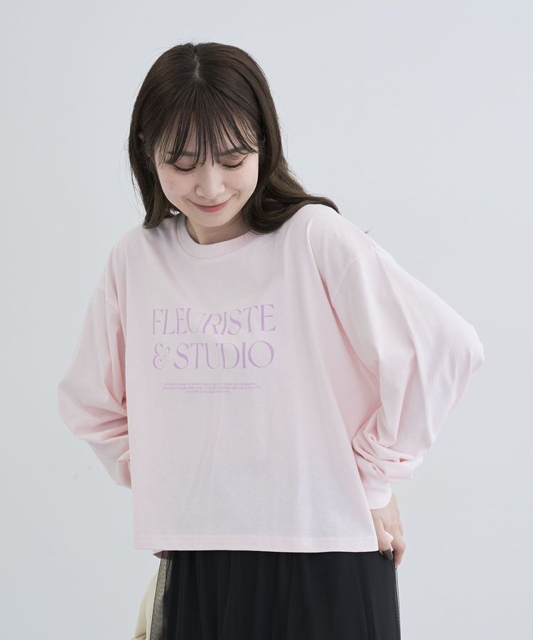 Green Parks「アソート長袖ロゴロンTEE」|Tシャツ・カットソー|Pink