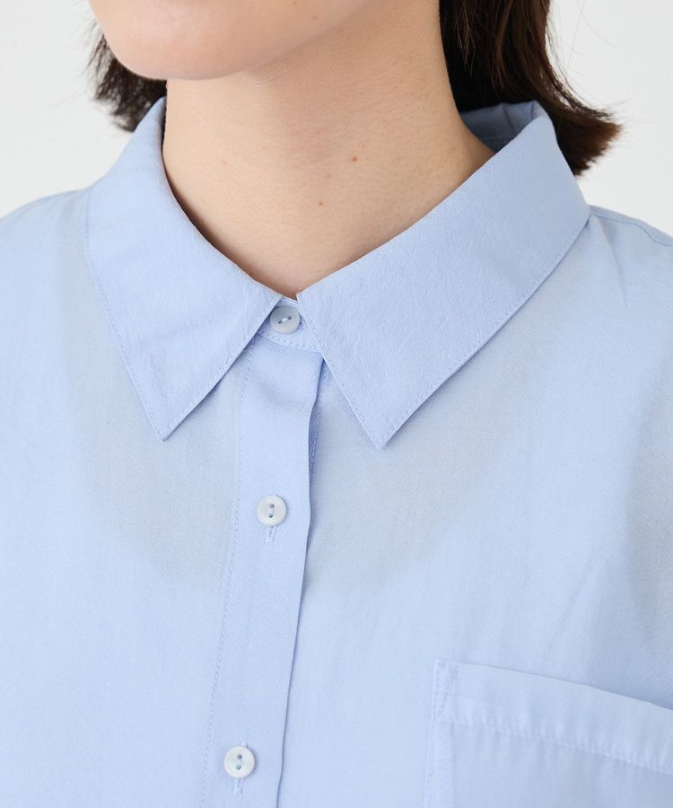 Green Parks「裾レイヤードショートスリーブシャツ」|シャツ・ブラウス|