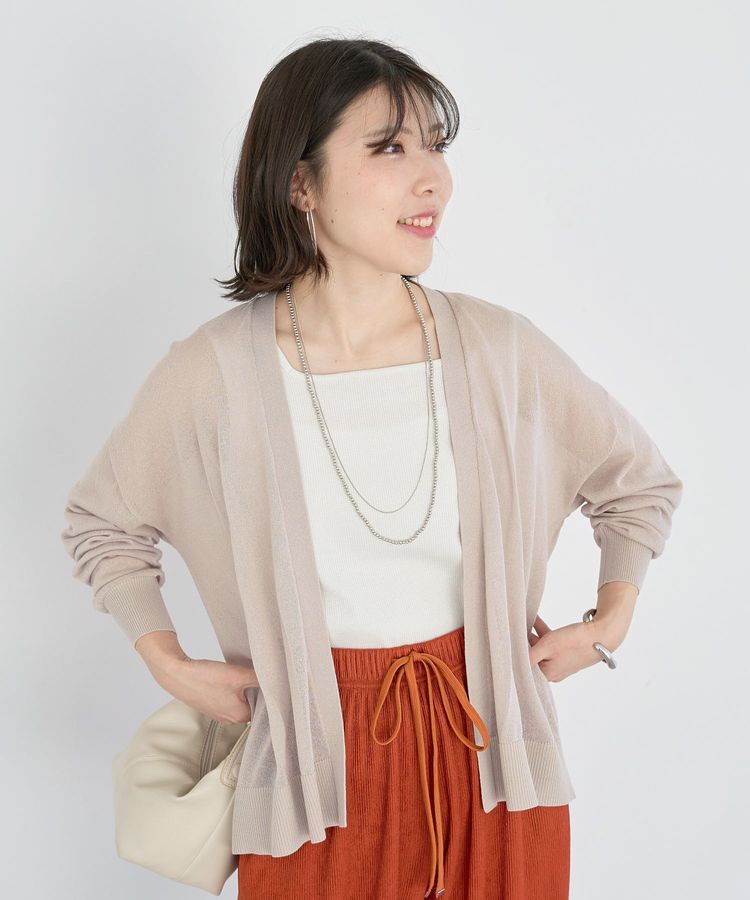 Green Parks「【WEB限定】接触冷感ゆったりカーディガン」|カーディガン|