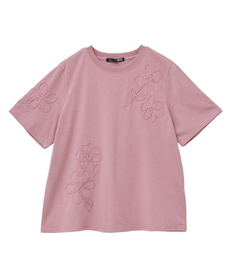 Green Parks「・SUGAR SPOON コード刺繍TEE」|Tシャツ・カットソー|Pink