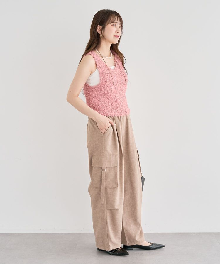 Green Parks「・swing by 2wayチュールヤーンベスト」|ベスト・ジレ|