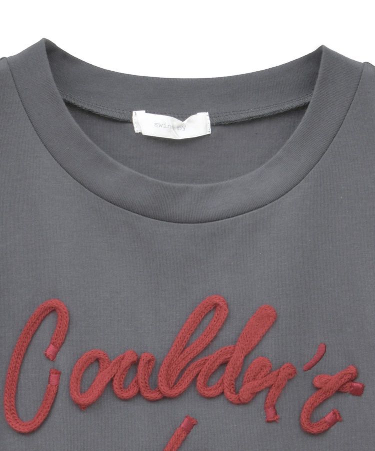 Green Parks「・swing by コード刺繍ロゴTEE」|Tシャツ・カットソー|