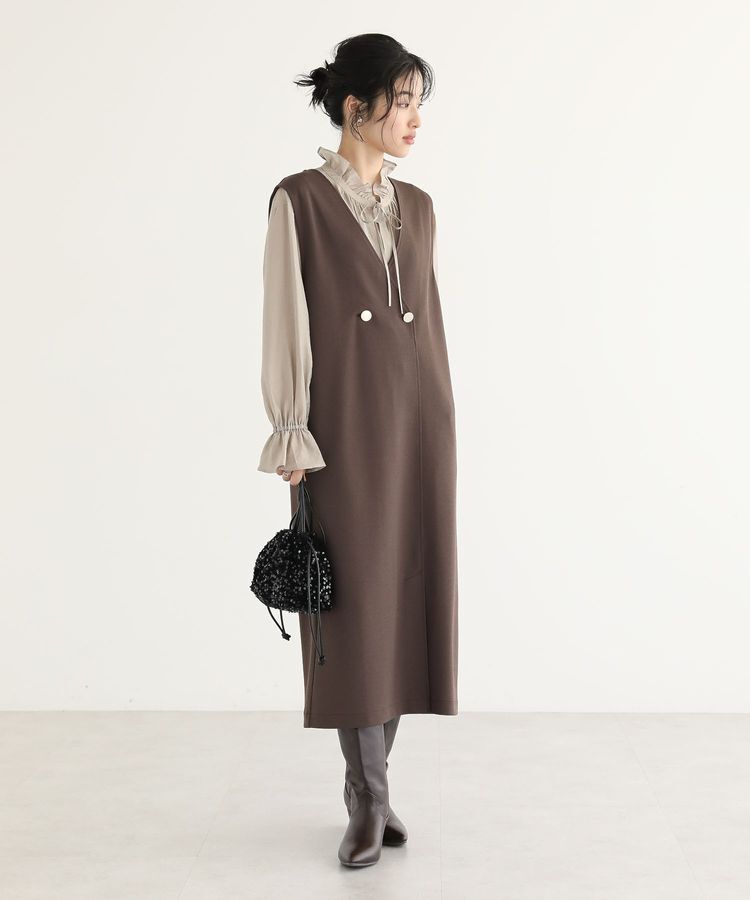 Green Parks「ジャケット風ジャンパースカート」|ジャンパースカート|