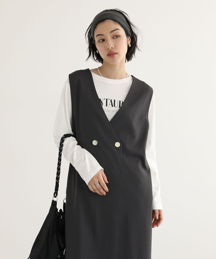 Green Parks「ジャケット風ジャンパースカート」|ジャンパースカート|