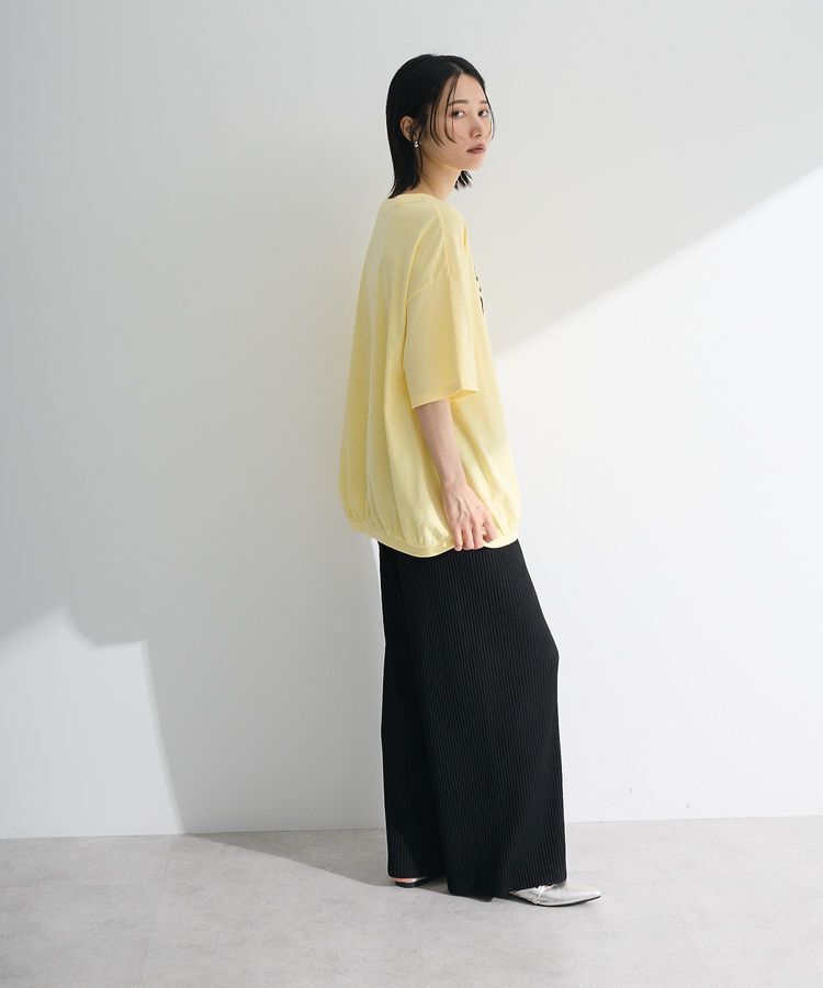 Green Parks「カレッジロゴ刺繍5分袖チュニック」|チュニック|